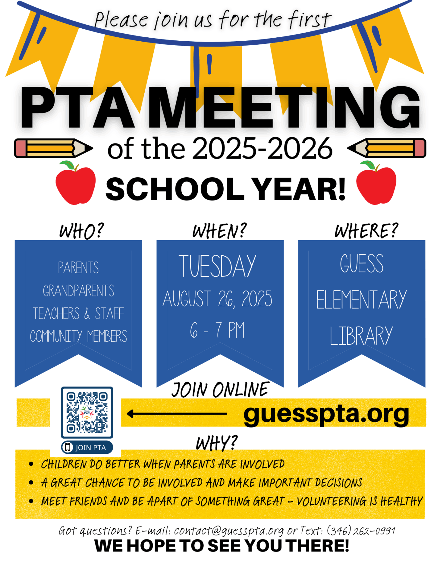 Join PTA for the 2025-2026 School Year